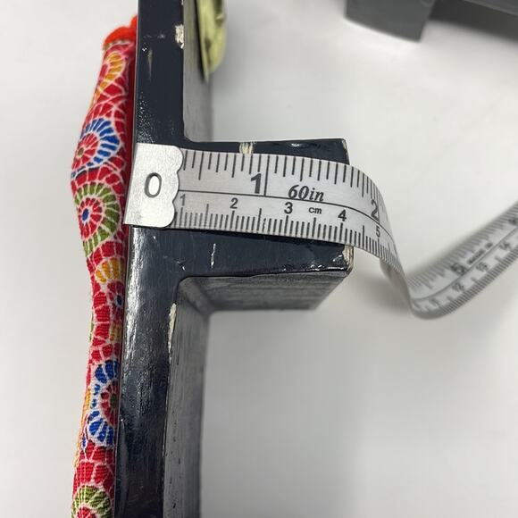 Vintage Japanese yukata/kimono two teeth Geta women’s sandals - Picture 11 of 13